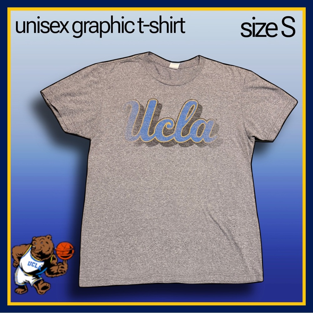 UCLA grey logo short sleeve fangear TSHIRT size S